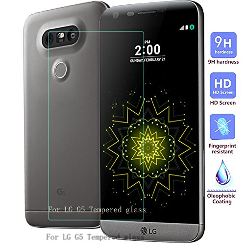 LG G5 Screen Protector, Modroid® G5 glass [Tempered Glass][9H Hardness] [Bubble-Free] Screen Protector For LG G5