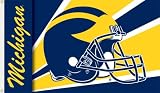 Michigan College Helmet Flag