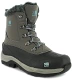 Ladies Karrimor Water/Weatherproof Snow Boots - Pewter / Teal - UK 6