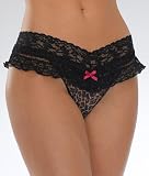 Hanky Panky Animal Print Ruffled Thong Panty