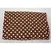 My Baby Sam Paisley Splash Small Brown Dot Crib Sheet, Lime