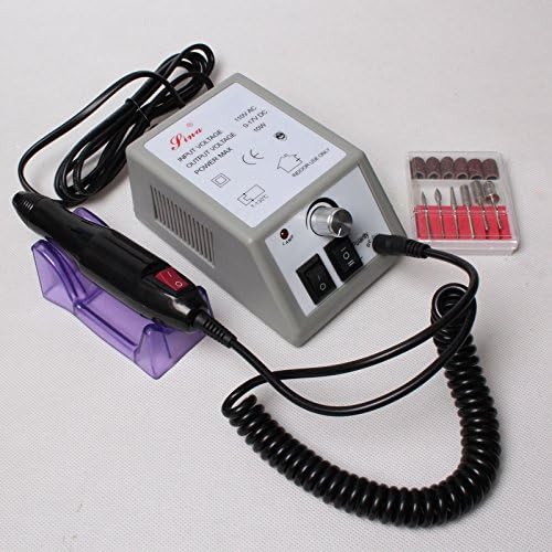 Oldbooknook® Professional Manicure Pedicure Electric Drill File Nail Machine Set Kit with 11 gifts