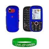 Dark Blue Rubberized Hard Case for Samsung Intensity U450 Phone, Verizon Wi ....