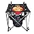 Tailgating Table- Collapsible Folding Camping Table with Insulated Cooler, Food Basket and Travel Bag for Barbecue, Picnic & Tailgate