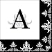 Monogram Regalia Cocktail Napkins