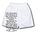 White Boxer Short with The measure of success is not whether you have a tough problem...