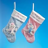Babys First Christmas Stocking 39cm 2 PER PACK (7619)