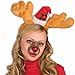 Adult Rudolph Red Reindeer Latex Nose Christmas Costume Accessory