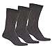 Sakkas Men's Socks - 10-13 - Grey 3-pack