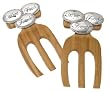 Thirstystone NB024 Bamboo Salad Hands - Wine-Food-Friends