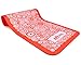 Yes4All Premium NBR Exercise Yoga Mat Printed Design – Foam Yoga Mat High Density 1/2 inch Extra Thick – Thick Yoga Mat with Carrying Strap (Paisley Punch Red)