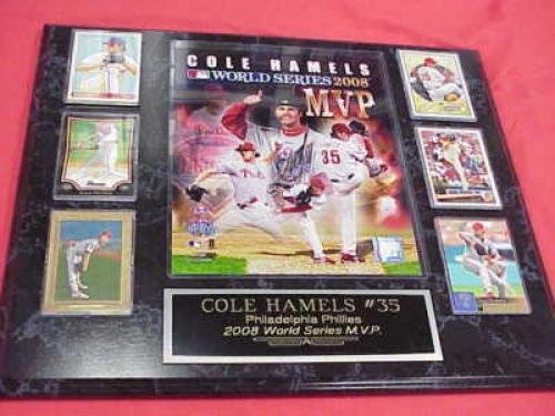 Cole Hamels 6 Card Collector Plaque