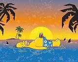 Empire 312419 Simpsons Homer Shark Poster