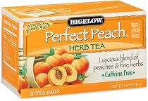 Perfect Peach Herbal Tea. 1 Case. 120 tea bags