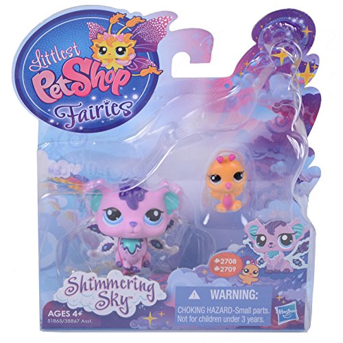 Littlest Pet Shop Enchanted Fairies Shimmering Sky 2Pack Sprinkle Fog Fairy Humming Bird