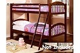 Twin/Twin Bunk Bed in Cherry Finish