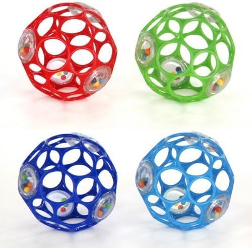 Rhino Toys Oball Rattle (Colors May Vary) by Rhino Toys