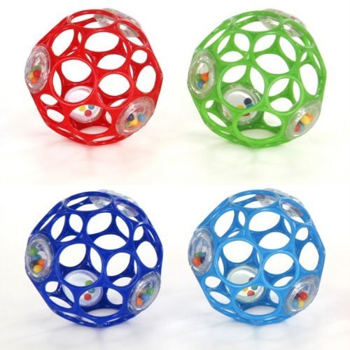 Rhino Toys Oball Rattle (Colors May Vary) by Rhino Toys