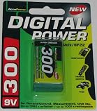 AccuPower 9V 300 mAh NiMH Rechargebale Battery