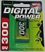 AccuPower AP300-2; 9 Volt/300 mAh Rechargeable Nickel Metal Hydride (NiMH) Battery - 1 Per Pack