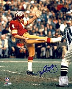 Autographed Mike Bragg 8x10 Washington Redskins Photo.