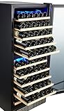 Kalamera 117 Bottle Compressor Wine Cooler Dual Zone with Touch Control