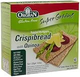 Orgran Toasted Multigrain Crispibread with Quinoa, 4.4-Ounce Boxes (Pack of 6)