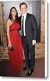 Luciana Barroso, Matt Damon At Arrivals Canvas Print / Canvas Art - Artist Everett