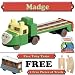 Madge from Thomas The Tank Engine Wooden Train Set - Free 2 Pieces of Track & Free Toby Train