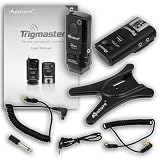 Aputure 2.4Ghz Trigmaster Radio Remote Flash Trigger and Shutter Cable Release for Sony Alpha Digital SLRs DSLR-A350, A300, A200, A700, A900, A100, A380, A500, A550, A850, A450,A290, A390, A580, SLT-A33, A55, A65, A77, Minolta Maxxum 5D, 7D, 7, 9xi, 7xi, 5xi and Sony HVLF