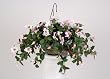 Artificial Clematis Vine Hanging Basket