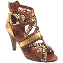Womens Stud Detailed High Heel Gladiator Sandals