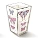 Madison Transferware Candle with Butterfly Design