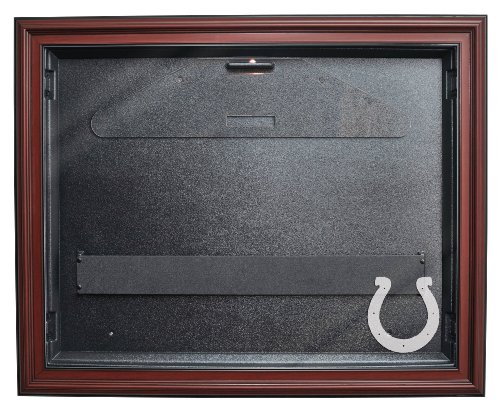Indianapolis Colts Removable Face Jersey Display, Mahogany