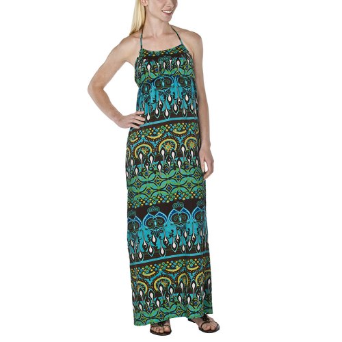 Juniors' Xhilaration® Halter Long Woven Dress - Aqua
