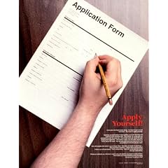 Job Applications Laminiertes Poster Print, 44x56