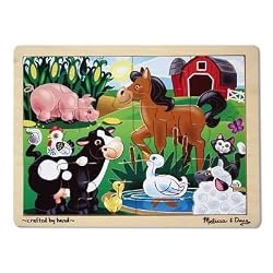 Melissa & Doug On the Farm Jigsaw (12 pc)