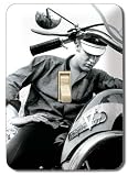 (4x5) Elvis Presley Motorcycle Bike Light Switch Plate