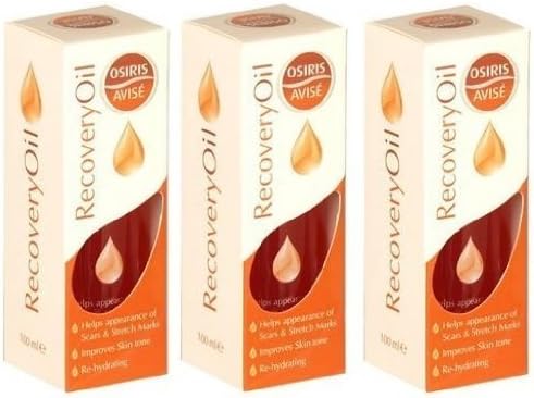 Osiris Avise Recovery Oil 100ml - Helps Appearance of Scars &amp; Stretch Marks (Pack of 3) by Osiris Avise