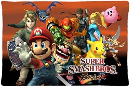 Super Smash Bros Brawl Image Personalized Diy Custom Unique Pillow Case 20X30 inches Rectangle Pillowcase