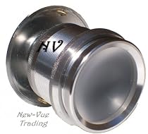 Wide Angle Peephole Door Viewer Doorscope 2- 3/8" Silver Metal