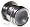 Wide Angle Peephole Door Viewer Doorscope 2- 3/8" Silver Metal