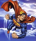 SUPERMAN FLYING HIGH 50X60 FLEECE BLANKET
