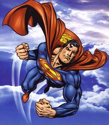 SUPERMAN FLYING HIGH 50X60 FLEECE BLANKET