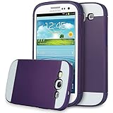 ULAK 4.8-Inch Hybrid Case with 2 Layer Cover PC and TPU Layers for Samsung Galaxy S3 - Purple