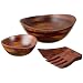Kitchen & Housewares : Wavy Rim Salad Bowl Collection - Cherry