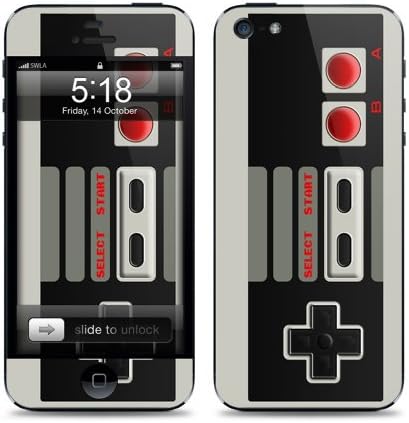 Skunkwraps Protection Kit for Apple Iphone 5 - Bumper, Skin, Screen Protector - Classic Controller