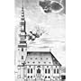 Franz Nikolaus Rolffsen (Hamburg, Grosse Michaelis church with a flash drive) Art Poster Print - 11x17