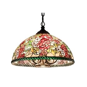 20 Inch W Romance Rose Pendant Swag Ceiling Fixture by Meyda