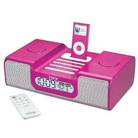 SDI Ihome Ipod Clock Radio IH8 in Pink - SDI IH8P